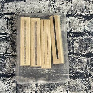 Stampin' Up! Two-Step Stampin' PERFECT PLAIDS Wood Mounted Rubber Stamps